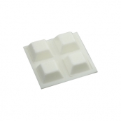 225-383 RBR BUMPER WHT 1/2X7/8  