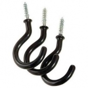 274-994 2-1/2"BLK.CEILING HOOKS
3PK