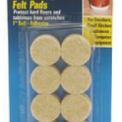 FE-50201 1IN HD FELT PADS 16PK  
NSG