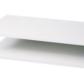 EASY TRACK WHT 24IN SHELVES 2PK