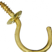 119-701 1:1/4'BRS CUP HOOK 2/CD