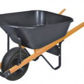 WB6PMB 6CU.FT BLACK POLY WHEEL-
BARROW (BLACK POLY TUB)