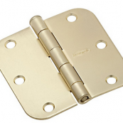 N830-334 3.5" 3PK SATIN BRASS
HINGE 5/8"RADIUS.