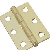 146-753 CABINET HINGE 2.5'DL BRS