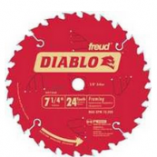 CIRC SAW BLD 7-1/4 X 24T FRAMING
D0724A DIABLO