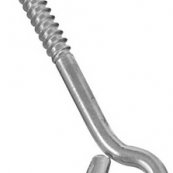 220-772 1/4"X3-3/4" SCR EYE SS  
