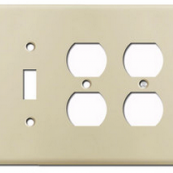 OVERSIZED 1-TOGGLE PLATE IVRY