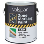 #136 VALSPAR GAL YELLOW TRAFFIC
MARKING PAINT