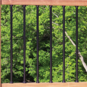 DECKORATOR 3/4"X26" BLACK CLASSC  ALUMINUM BALUSTER (10/PACK)