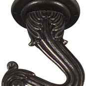 274-811 1-1/2"ANT BRASS SWAG
HOOKS 2PK