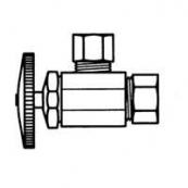 PP123PCLF ANGLE SHUT-OFF 5/8X1/4
COMP X COMP QRTR TRUN VALVE