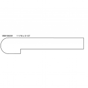 5-1/2" LANDING TREAD / WM-1060WO
"A" GRADE, RED OAK