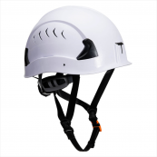 WHITE TYPE2 HARDHAT W CHIN STRAP