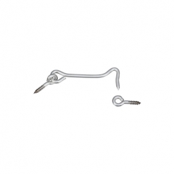 226-373 4IN HOOK/EYE ZINC
