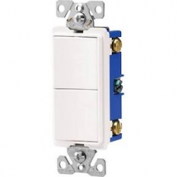 7728W-SP DECO DUPLEX SWITCH WH