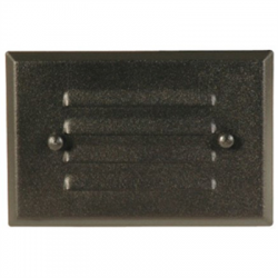 95757 LV RECS STEP LIGHT BLK MTL