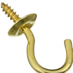 119-644 3/4' CUP HOOK BRS 5/CD