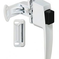 213-074 WHT PUSHBUTTON LATCH
