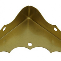 213-447 DECOR CORNER 5/8X1-3/4
BRASS 4PK
