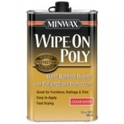 40910 PT.CLR.SATIN WIPE ON POLY